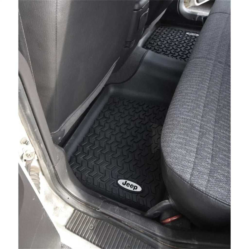 Rugged Ridge by RealTruck | Floor Liner, Rear | Dmc-12950.19 | Compatible with 1984-2001 Jeep Cherokee XJ