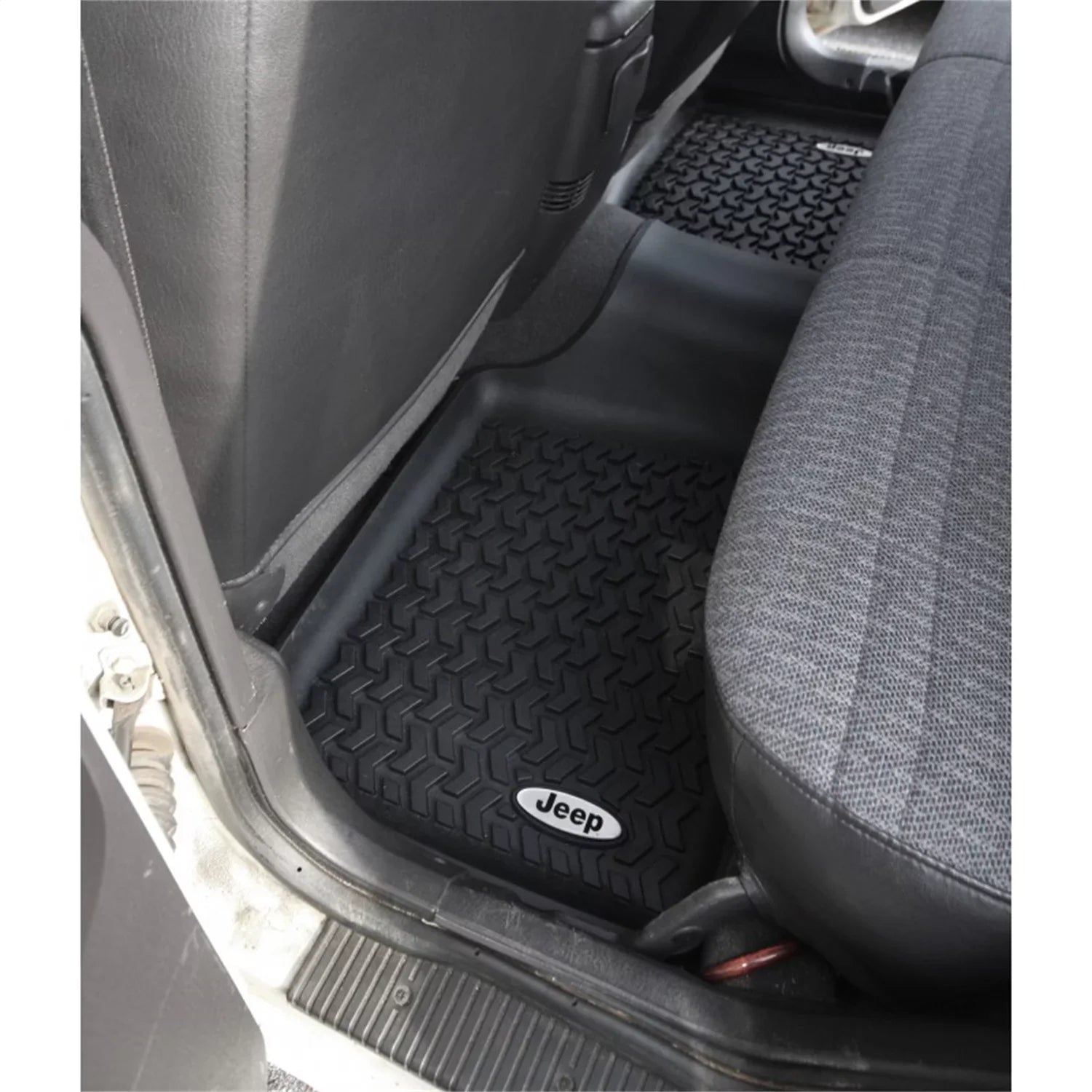 Rugged Ridge by RealTruck | Floor Liner, Rear | Dmc-12950.19 | Compatible with 1984-2001 Jeep Cherokee XJ