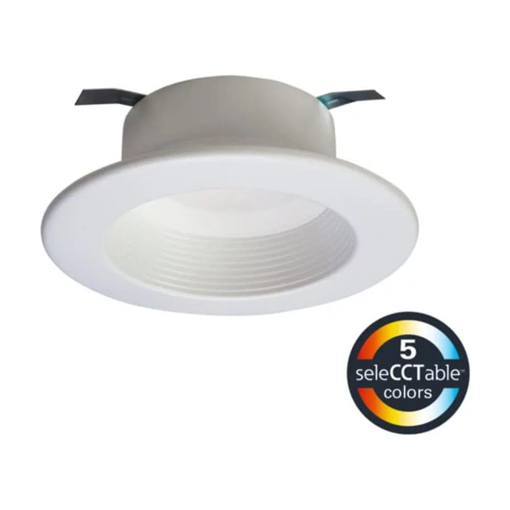 Halo RL4 Series Matte White 4 in. W LED Retrofit Recessed Lighting 8 W
