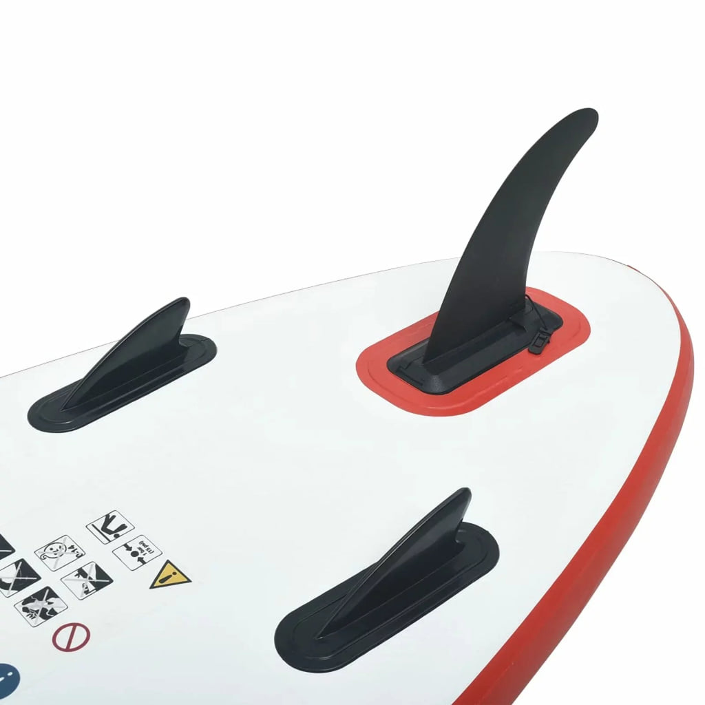 Andoer InfLatitudeable Paddleboard Set Red and White