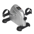 Ktaxon Portable Mini Bike Desk Exercise, Home Office Mini Peddle Bike with LCD Screen, 220 lb Maximum Weight (Silver)