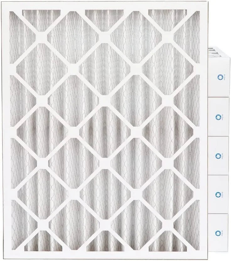 20X24x4 MERV 8 Pleated HV Furne Air Filters. Case Of 6. Ext Size: 19-3/8 X 23-3/8 X 3-3/4