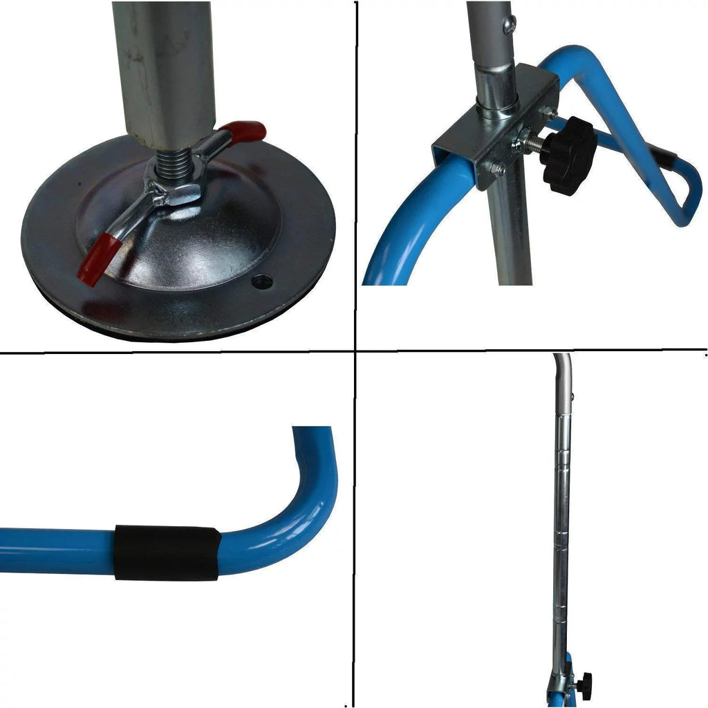 Expandable Gymnastics Kip Bar Gymnastic Training Kip Bar Adjustable Height Horizontal Bar Monkey Bars Folding Climbing Tower Fitness for Kids with Mat Blue
