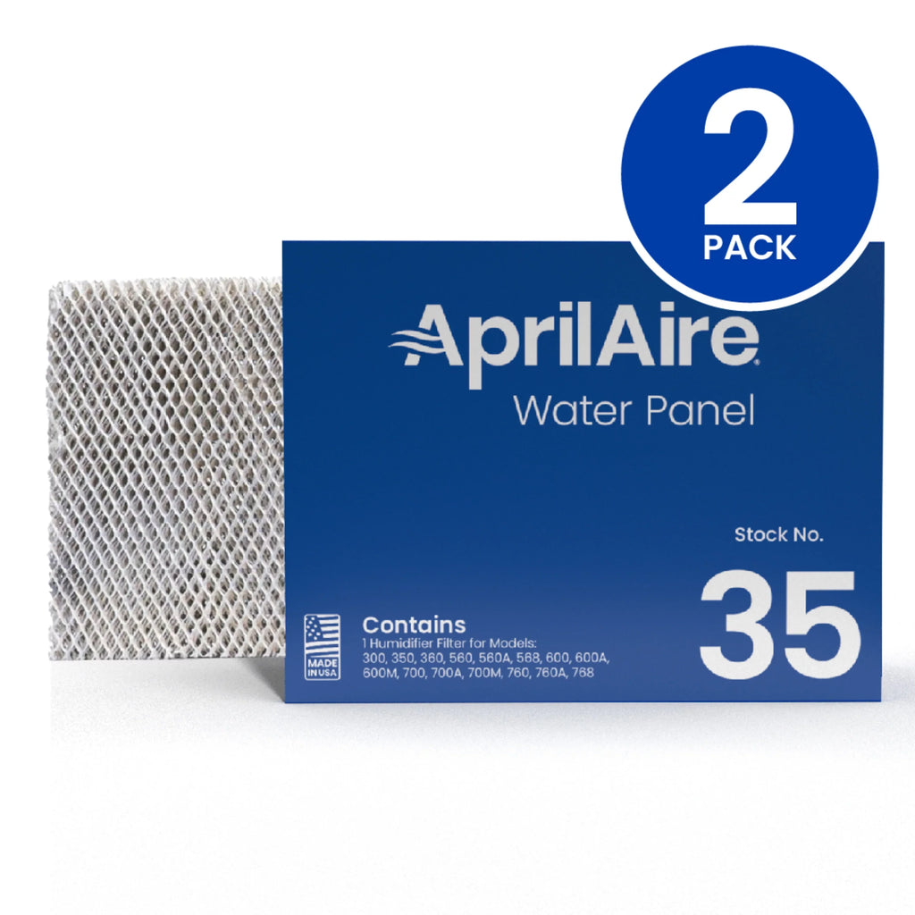AprilAire 35 Replacement Water Panel for AprilAire Whole-House Humidifier Models 350, 360, 560, 560A, 568, 600, 600A, 600M, 700, 700A, 700M, 760, 760A, 768 (Pack of 2)