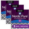 30x32x2 Geothermal MERV 8 Pleated Plus Carbon AC Furnace Filters 3 Pack