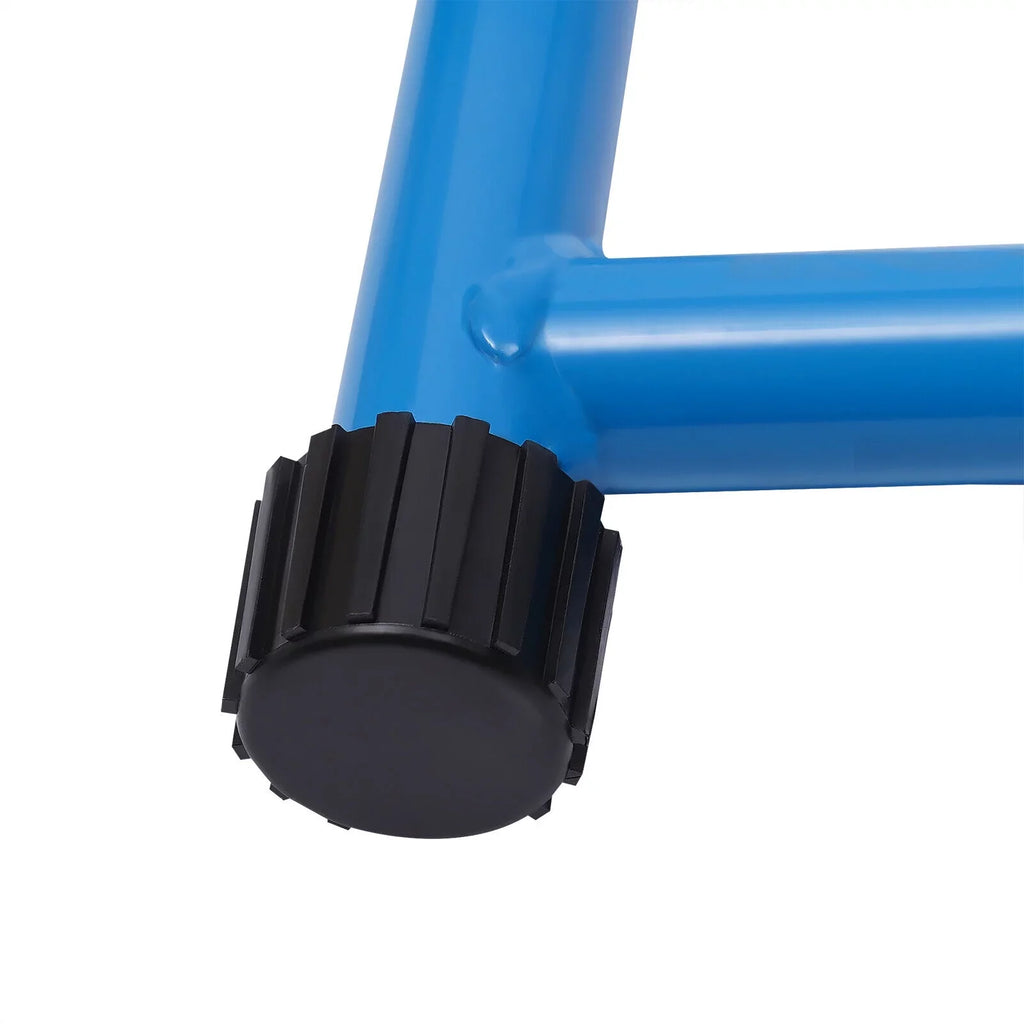 ZhdnBhnos Adjustable Kids Gymnastics Horizontal Bar Folding Junior Training Bar For Home Gym Max Load 100kg/220.5lbs Blue