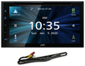 JVC KW-V66BT 6.8" Car CD/DVD Player  Carplay Android Receiver+Backup Camera