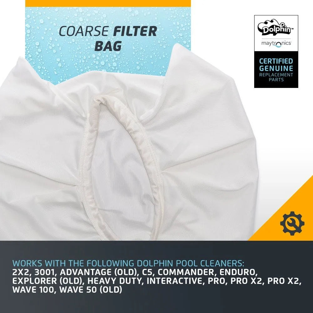Dolphin Genuine Replacement Part — Coarse Filter Bag for Large Debris — Part Number 9995431