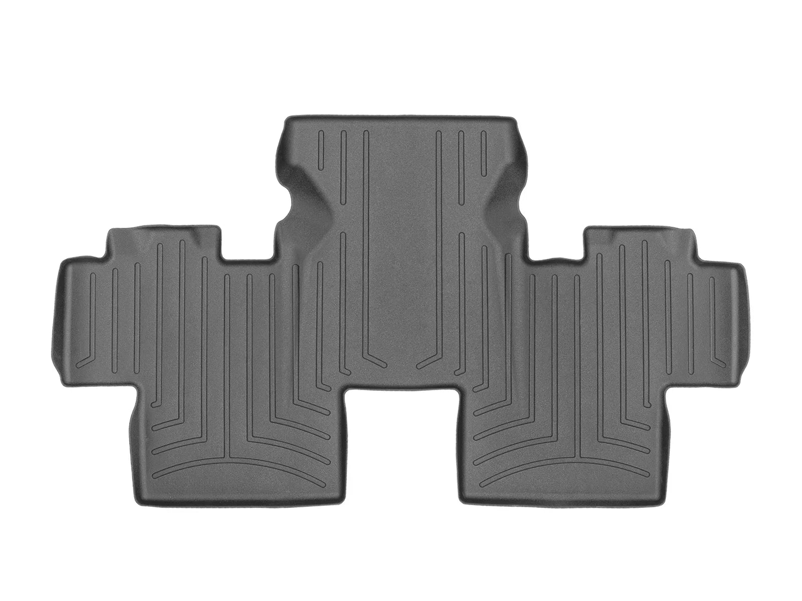 WeatherTech Custom Fit FloorLiners compatible with 2017-2017 Ford Transit Connect - 3rd Row, Black
