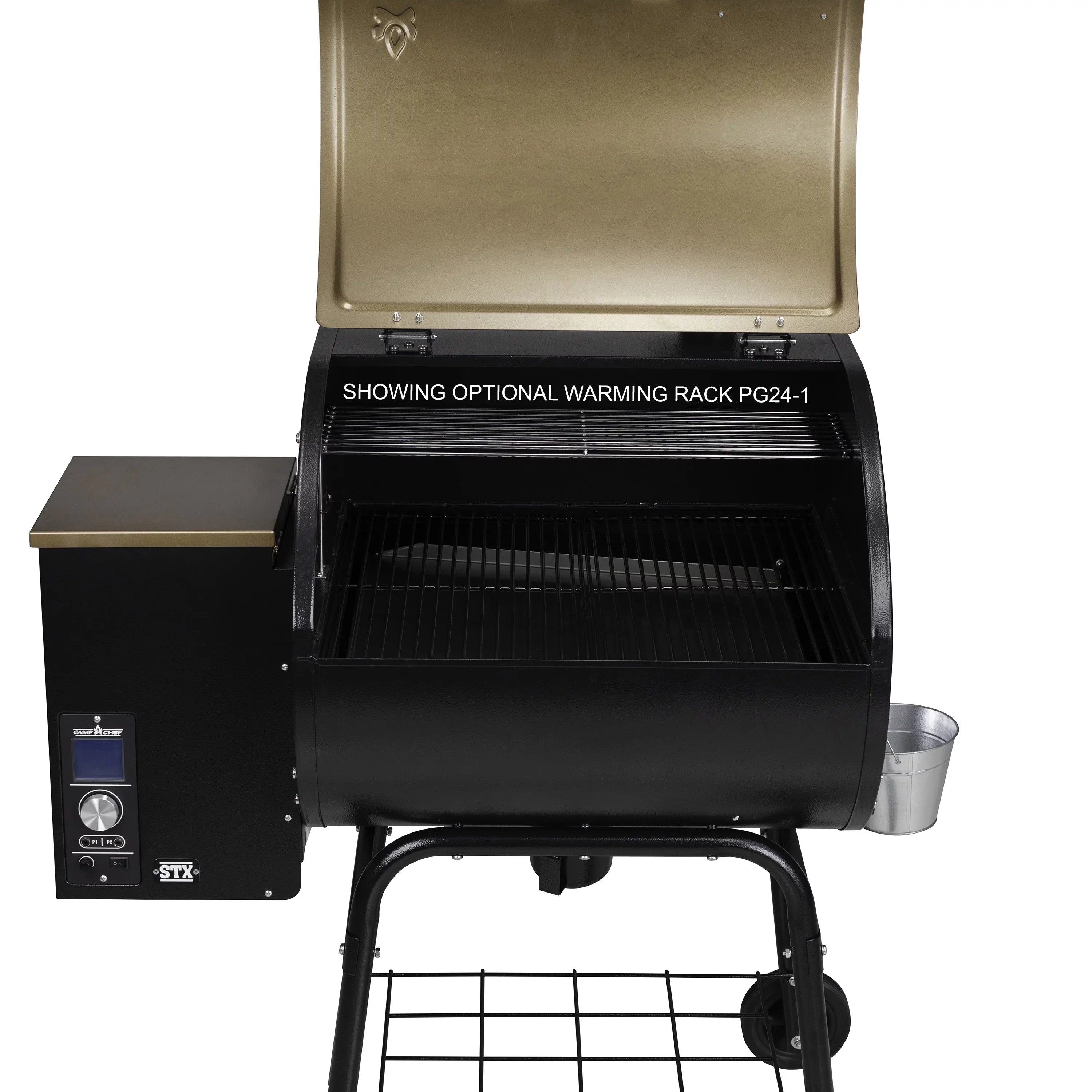 Camp Chef PG24STXB - Bronze Pellet Smoker Grill with 10 Smoke Settings, Patented Ash Cleanout Feature, PID Temperature Controller