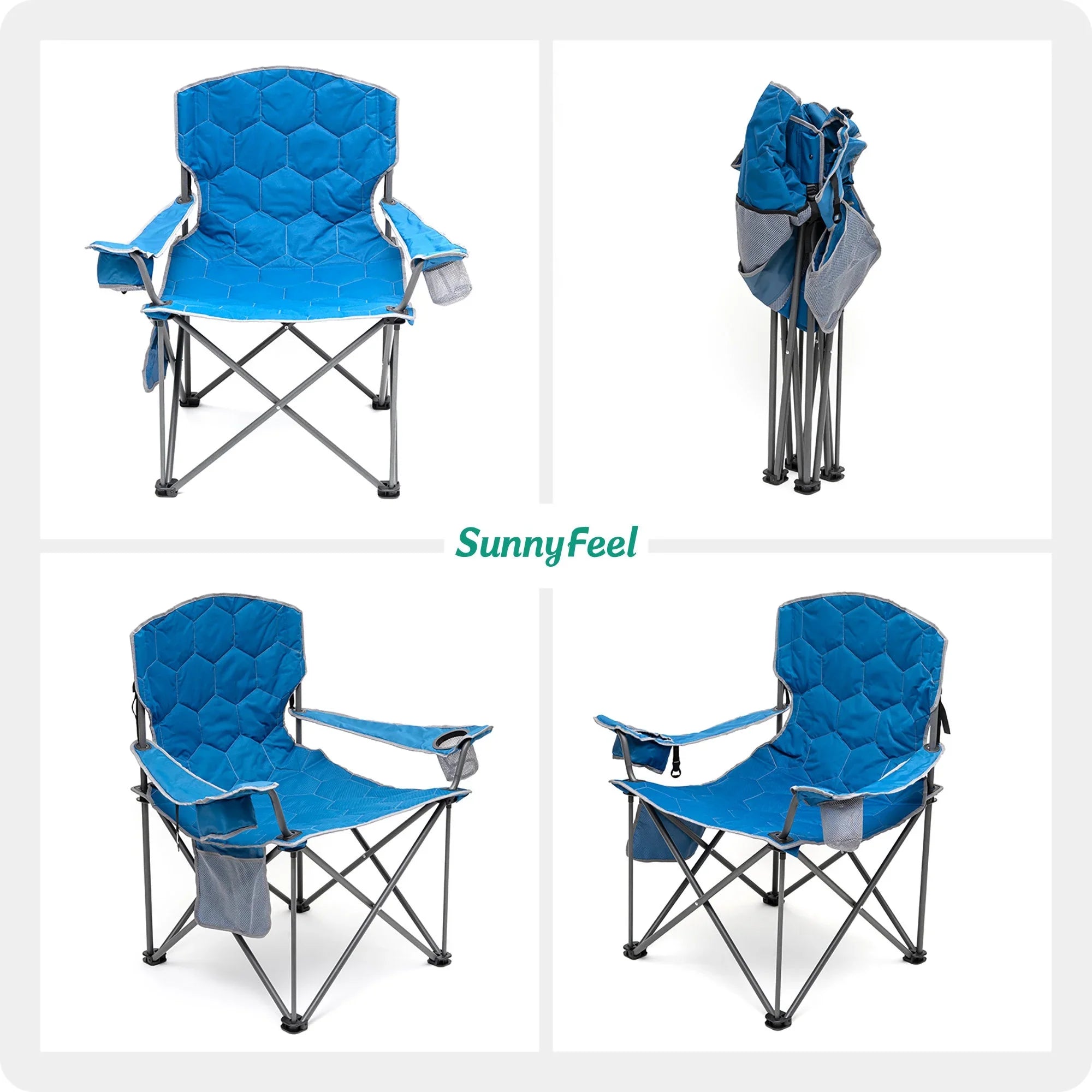 Luxurious XXL Camping Chair for Big Tall People - 40"x8.5"x8" - 14.55 - Indulge in unmatched comfort with our premium XXL chair for outdoor enthusiasts.