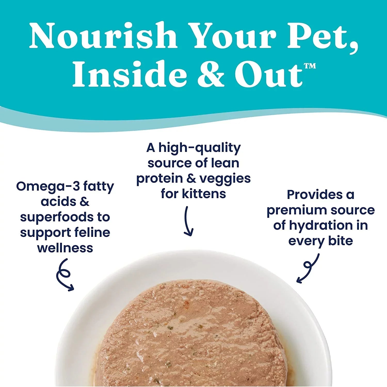 Solid Gold Wet Kitten Food Pate - Made with Real Chicken for Kittens - High Protein Grain Free Wet Cat Food for Healthy Digestion, Skin, Coat & Sensitive Stomach - 3oz (24 Count)