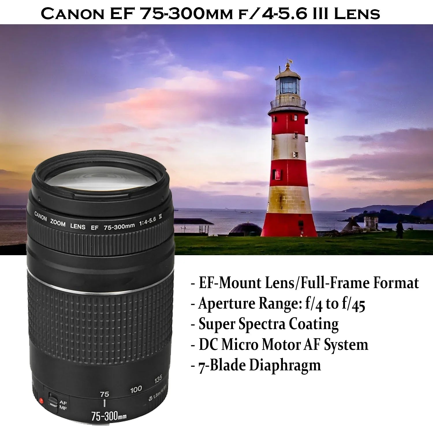EOS R5 Full Frame Mirrorless Camera with RF 24-105mm STM & 75-300mm III + 420-800mm HD Lenses, Accessories: 2X 64GB Memory Cards, LED Video Light, Microphone, Extra Battery, Case & More