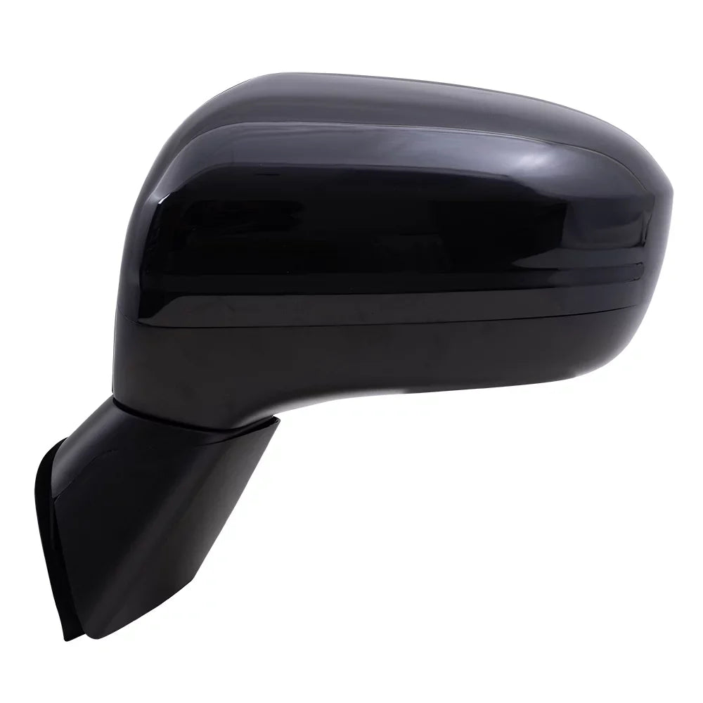 Brock Aftermarket Replacement Driver Left Passenger Right Power Mirror Without Heat-Camera Paint To Match Black Set Compatible With 2014-2015 Honda Civic