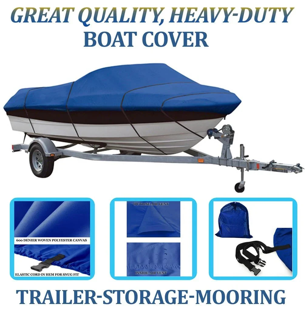 BLUE, GREAT QUALITY BOAT COVER Compatible for SEA DOO WAKE JET DRIVE 230 2007 2008