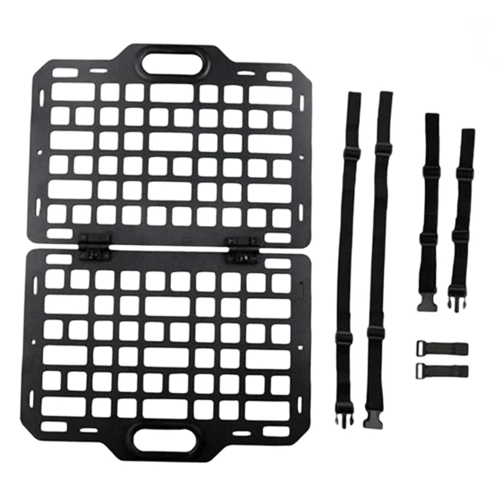 BAOSITY Auto Seat Back Organizer Modular Storage Molle Panel Car Seatback Hanging PLatitudee Auto Seat Panel for Automotive Truck Parts