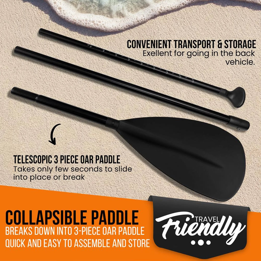 Serenelife Universal Oar with Adjustable Height for Stand Up Paddle Boards