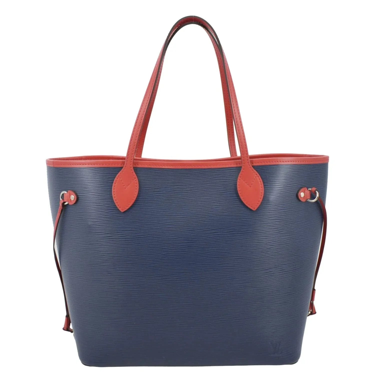 Pre-owned LOUIS VUITTON Neverfull PM Epi Leather Tote Shoulder Bag Blue