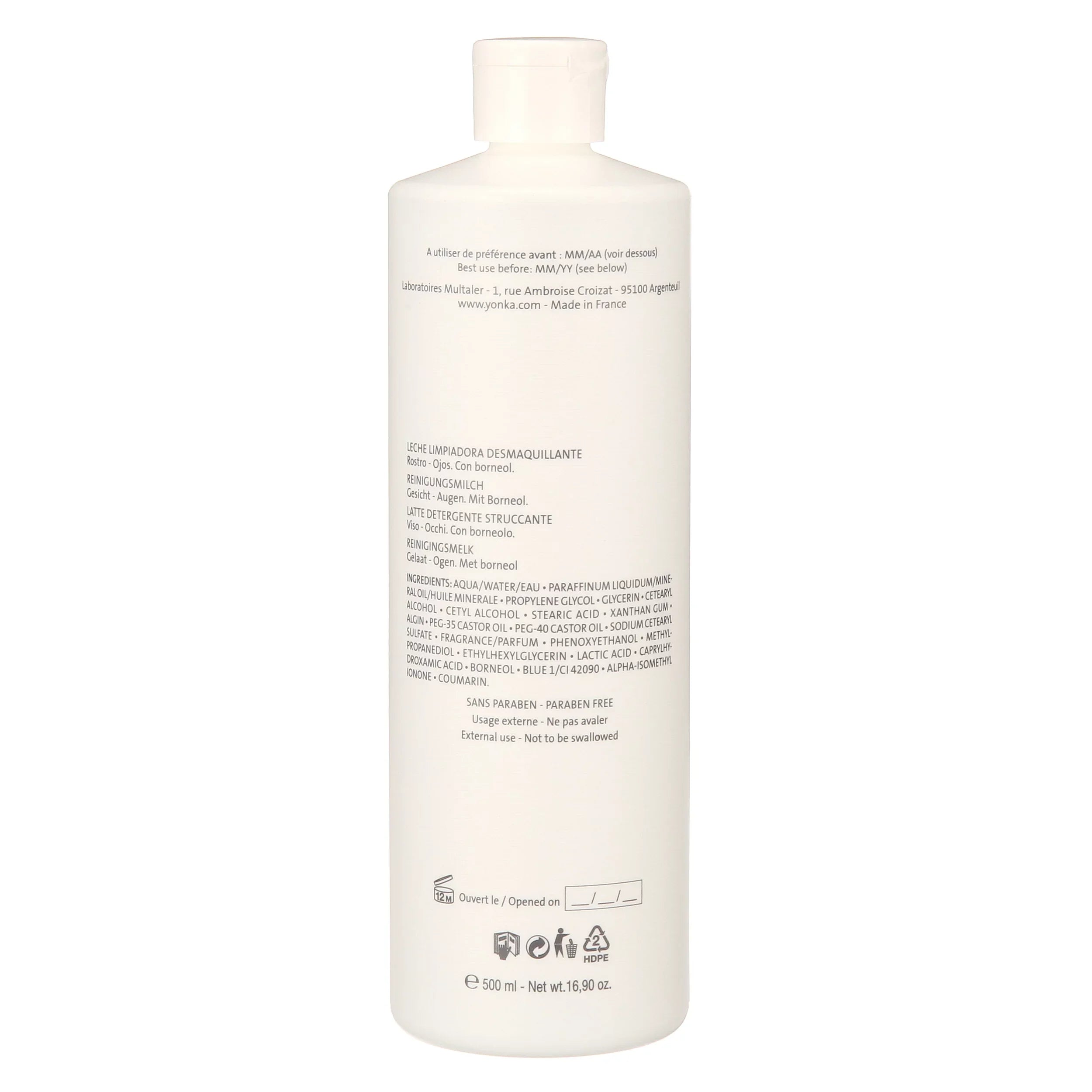 Yonka Lait Nettoyant Cleansing Milk, Face Wash for All Skin Types, 16.9 Oz