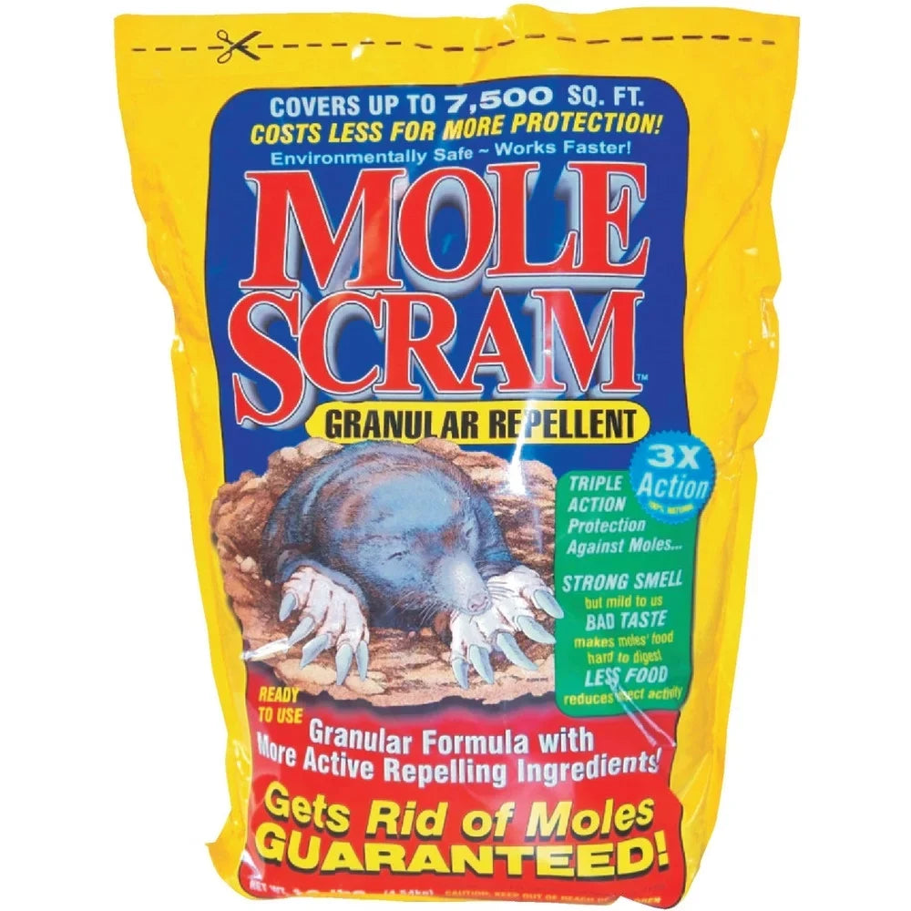 Mole Scram 10 Lb. Granular Organic Mole Repellent 12010 12010 710635