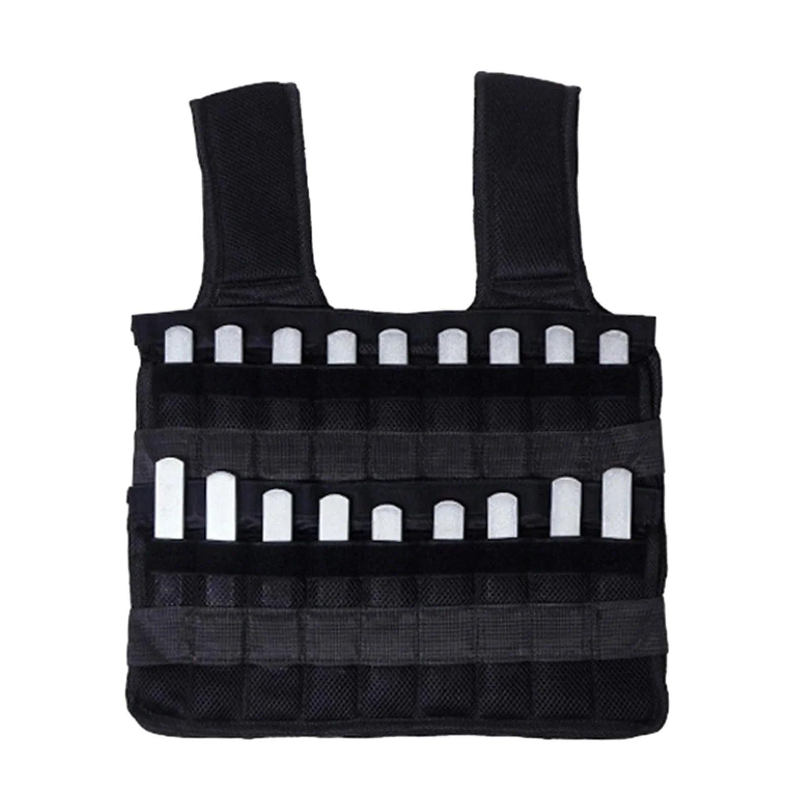 Tnarru Loading Vest Boxing Waistcoat Slim Design Fitness Strength Training Exercise 18 Pockets Empty Clothing Sand Gym Weighted Vest