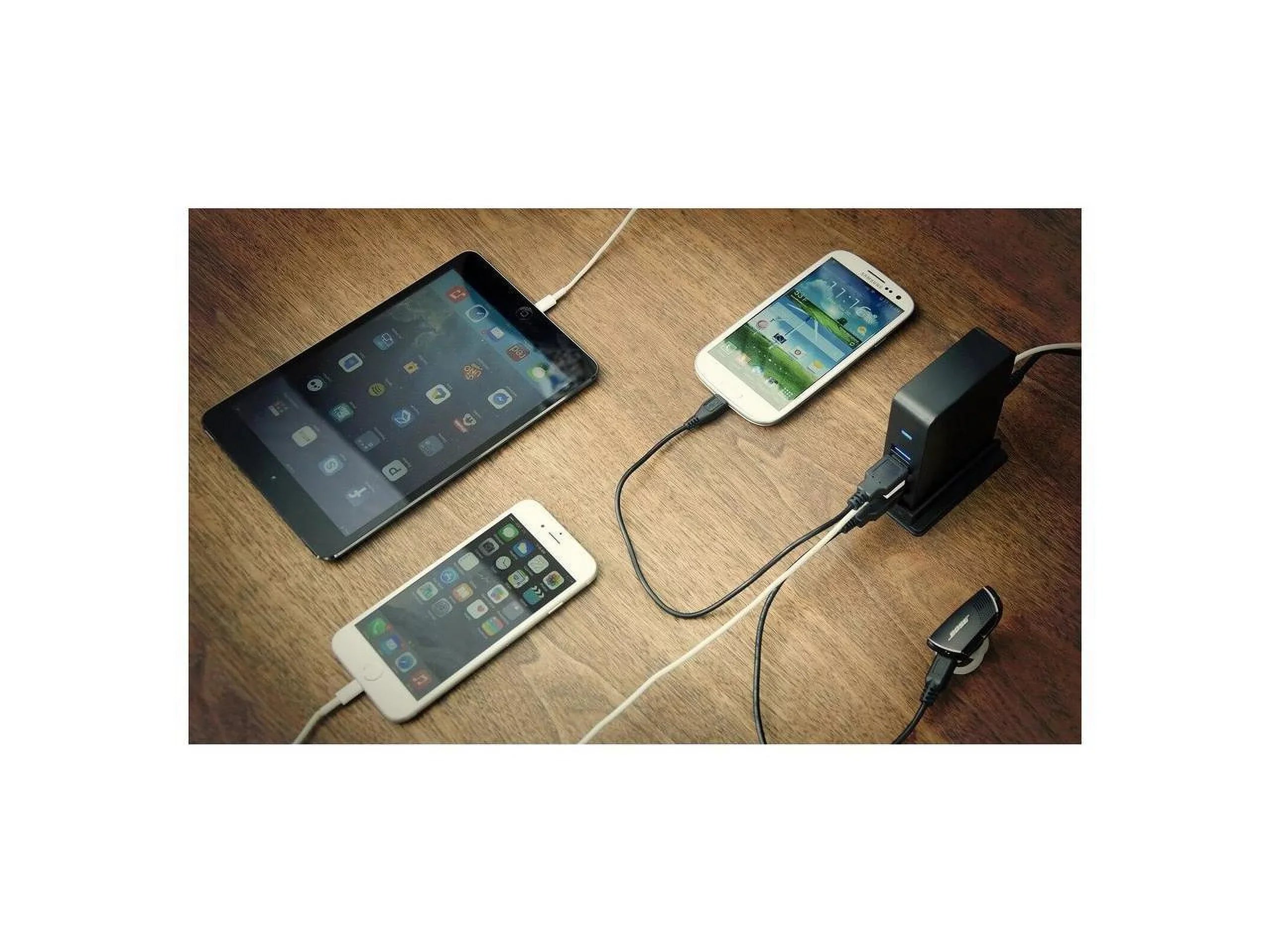 SABRENT 7 Port USB 3.0 HUB + 2 Charging Ports with 12V/4A Power Adapter [Black] (HB-U930)
