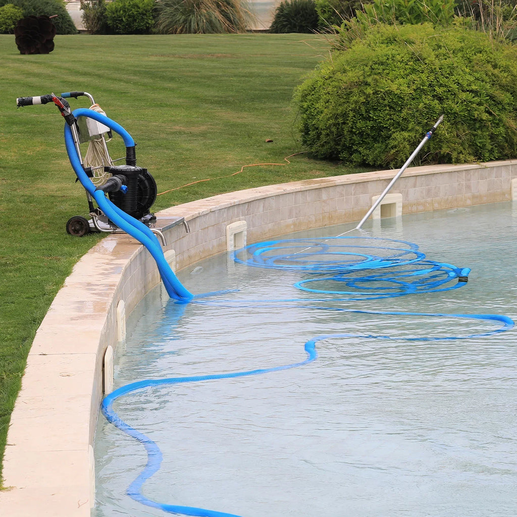Lightweight Backwash Hose Lay FLatitude Reinforced Discharge PVC Hose 40mm ID 33ft for Swimming Pool