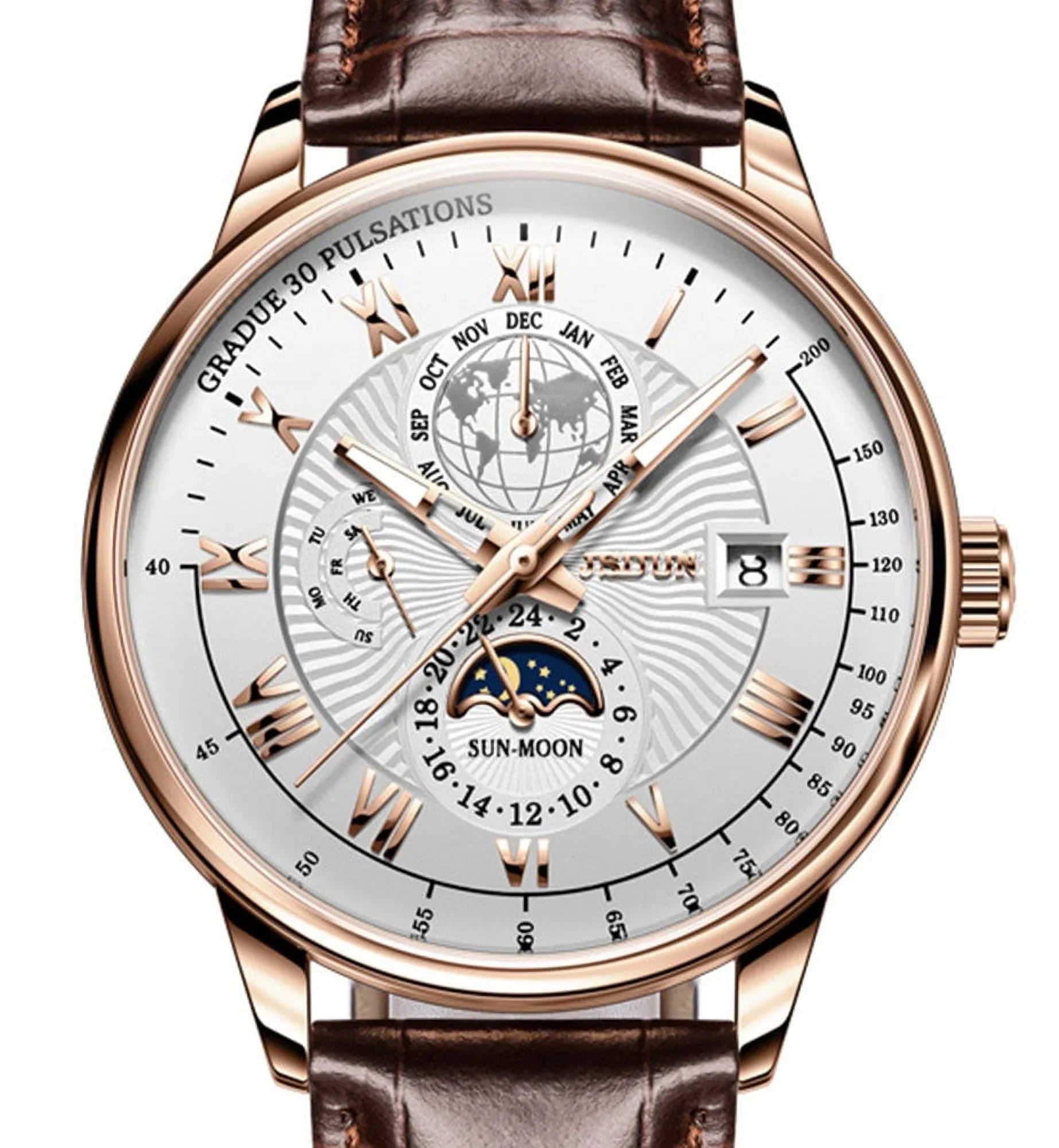Automatic Mechanical Tourbillon Sport Watch