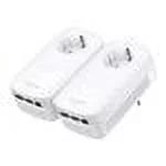 TP Link AV1200 3 Gigabit Port Pass Through Power Line Adapter Home Starter Kit