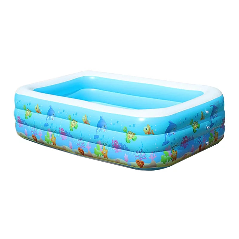 Portable Swimming Pool InfLatitudeable Swimming Pool Outdoor Basin Kid Bathtub