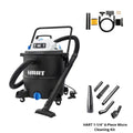 HART 6 Gallon 5 Peak  Stainless Steel Wet/Dry Vacuum With Pet Nozzle