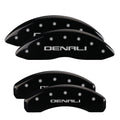 MGP 4 Caliper Covers Engraved Front & Rear MGP Black finish silver ch Fits select: 2013 CHRYSLER 300, 2012 CHRYSLER 300C LIMITED