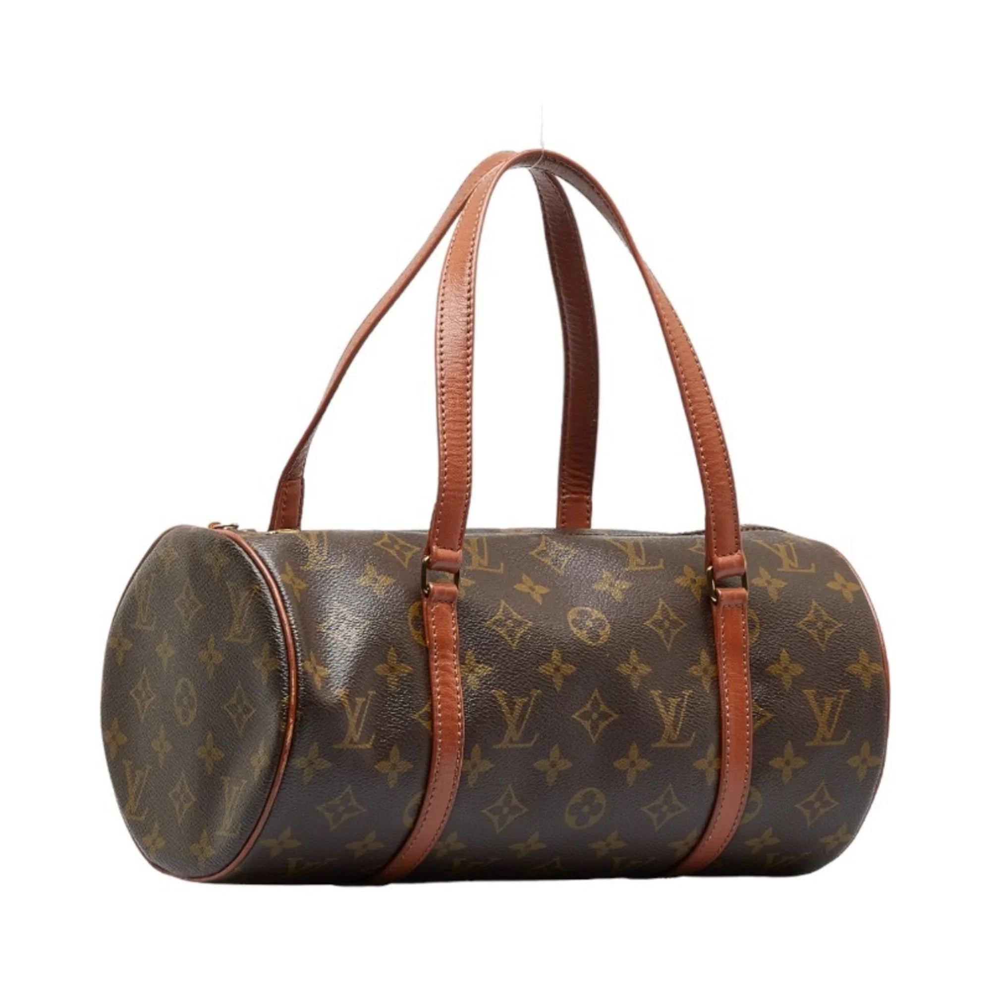 Pre-Owned Louis Vuitton Monogram Papillon 30 (Old) Handbag M51385 Brown PVC Leather Ladies LOUIS VUITTON (Good)