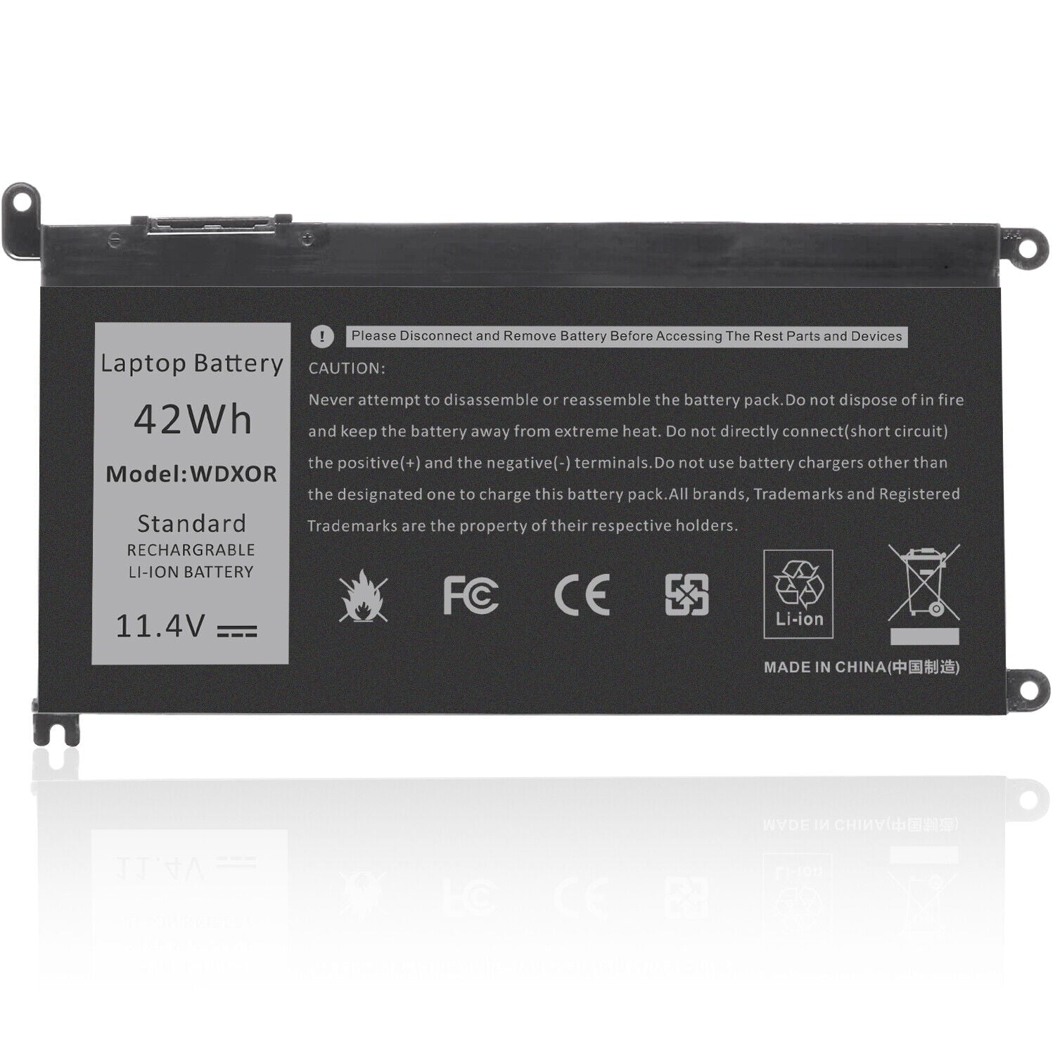 WDXOR Laptop Battery for  Inspiron 13 5000 5368 5378 7368 15 7000 17 5770