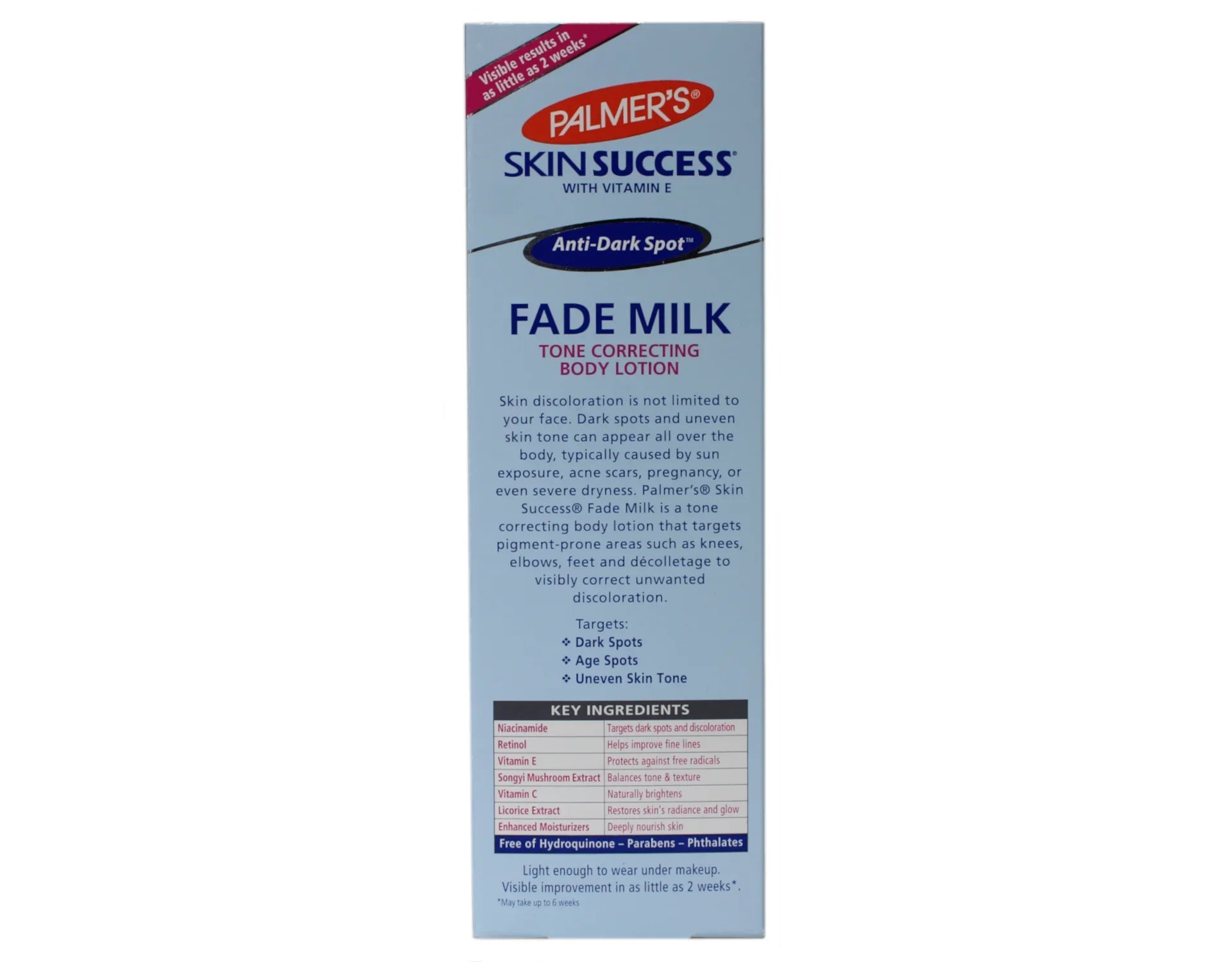 Palmer's Skin Success Anti-Dark Spot Fade Milk Body Lotion 8.5 fl oz Pack of 3