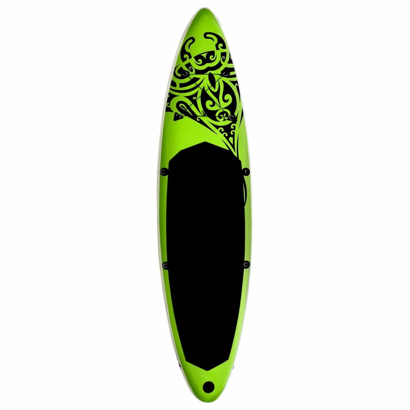 Andoer InfLatitudeable Paddleboard Set 126"x29.9"x5.9" Green