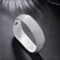 Sterling silver mesh Bracelet handcrafted very popular style