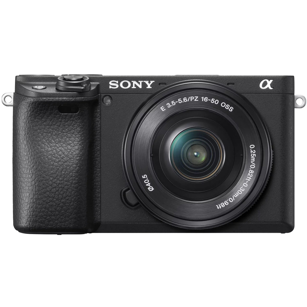 a6400 4K Mirrorless Camera ILCE-6400L/B (Black) with 16-50mm f/3.5-5.6 OSS Lens Kit + 0.43x Wide Angle and 2.2X Telephoto Lens Deco Gear Case Filter Set & Extra Battery Power Editing Bundle