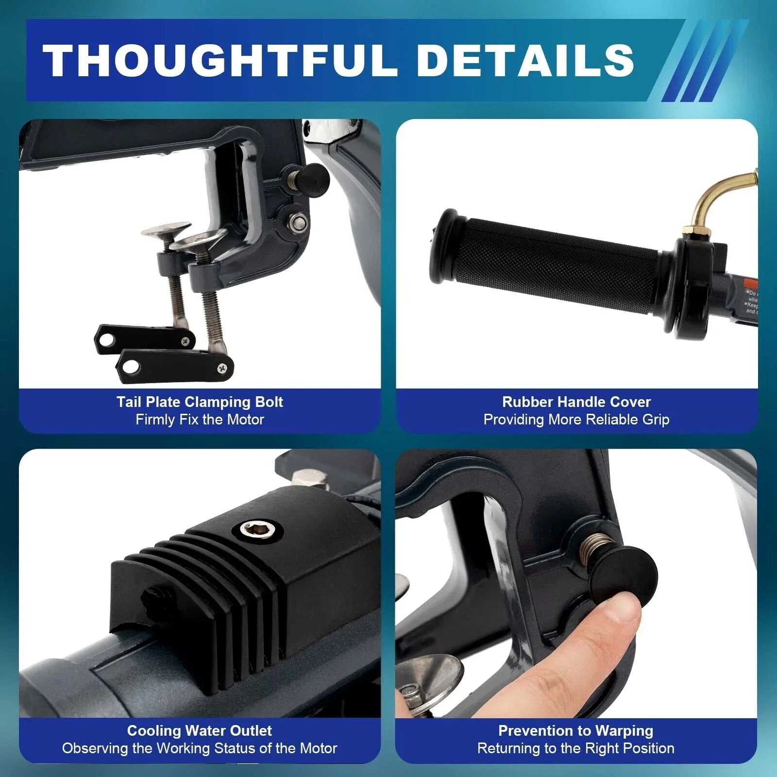 Heavy Duty 3.5 2 Stroke Outboard Engine Motor Boat Engine Water Cooling System