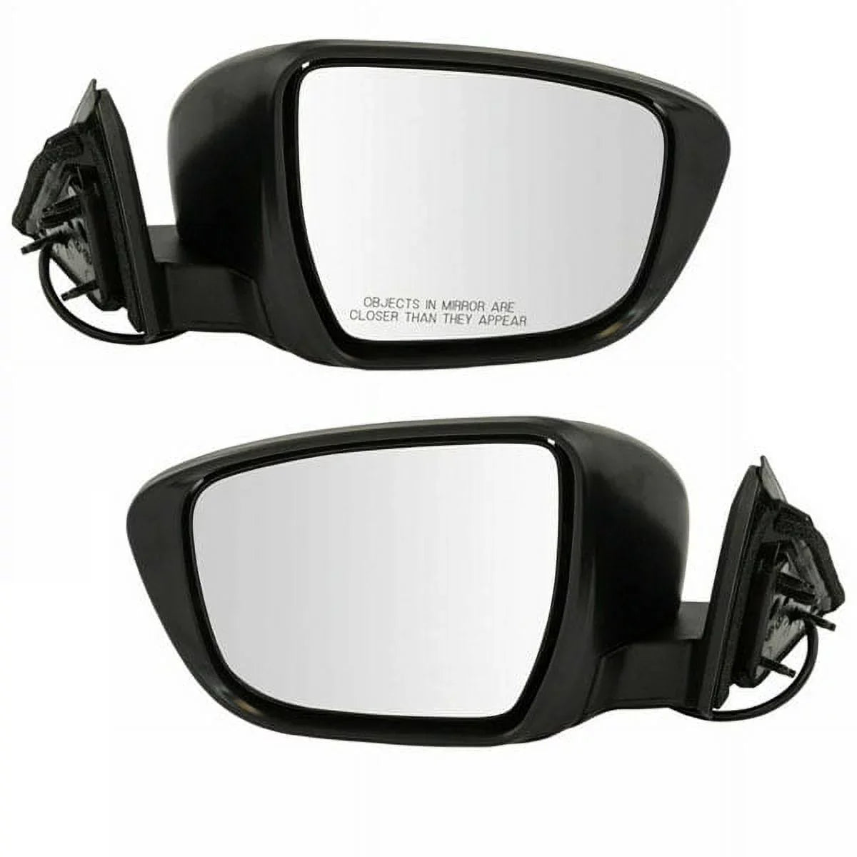 For 14-19 Rogue Rear View Door Mirror Power w/o Turn Signal & Camera Set Pair