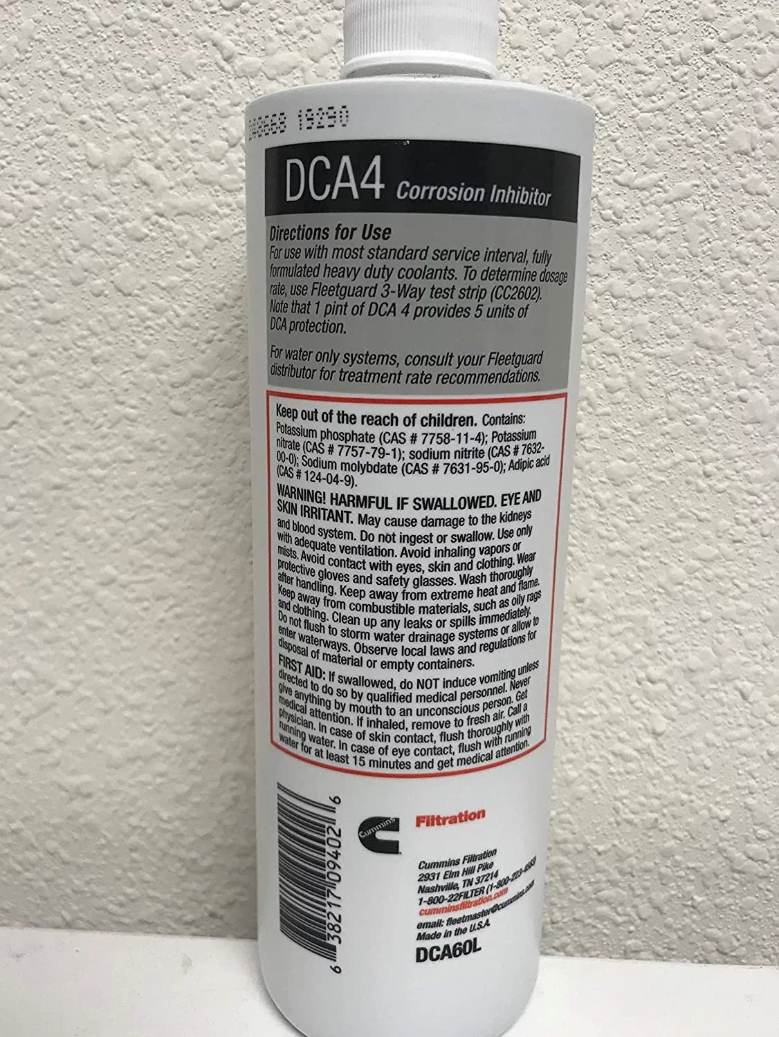12/Pack Fleetguard Cooling System DCA60L
