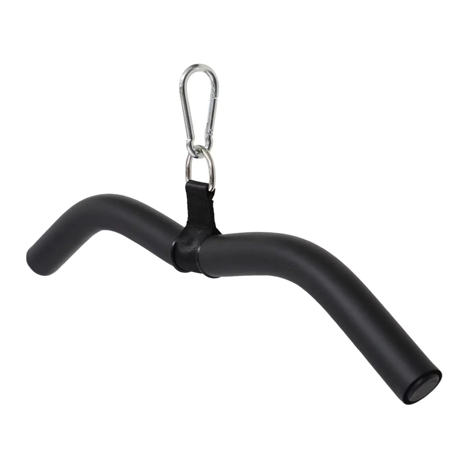 LAT Bar Cable Machine Attachment, Pulldown Bar with Full Rotation and Rubber Handle for Gym, Strength Workout, Body Training,