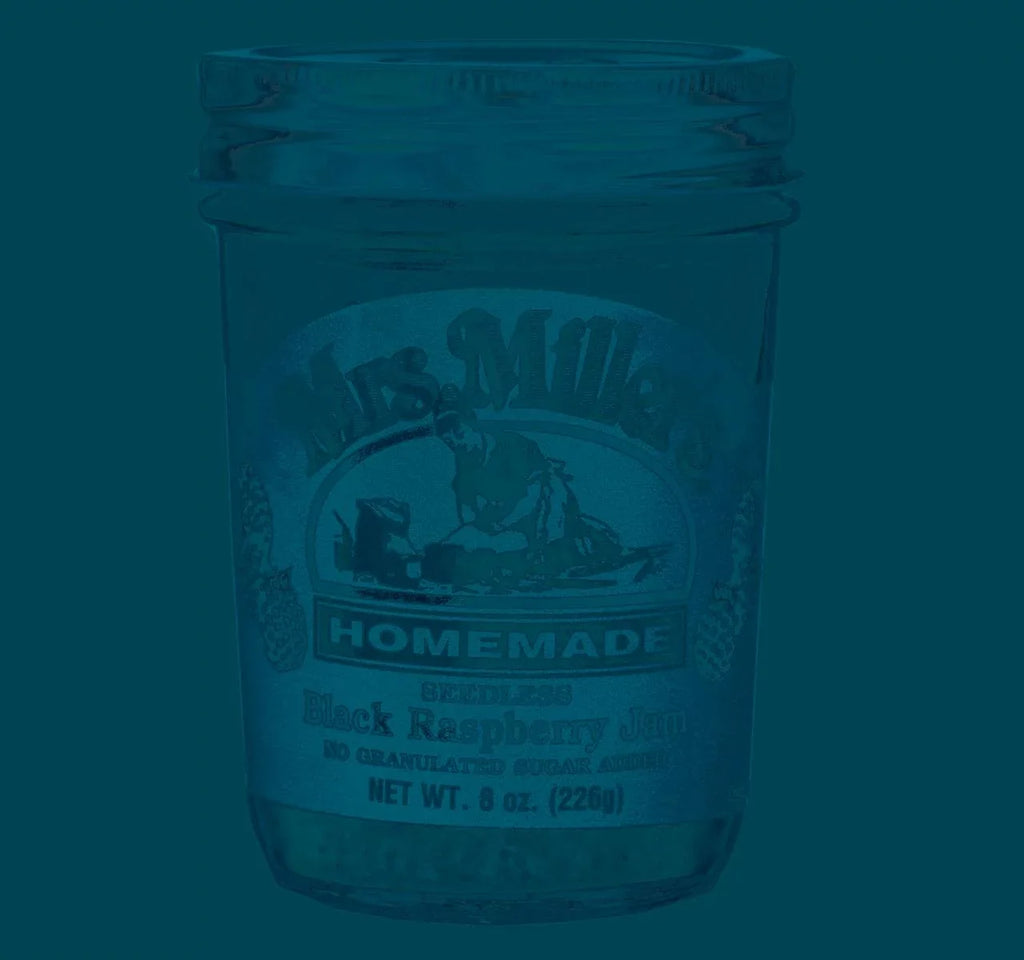 Mrs. Miller's Homemade No Sugar Seedless Black Raspberry Jam, 3-Pack 8 oz. Jars