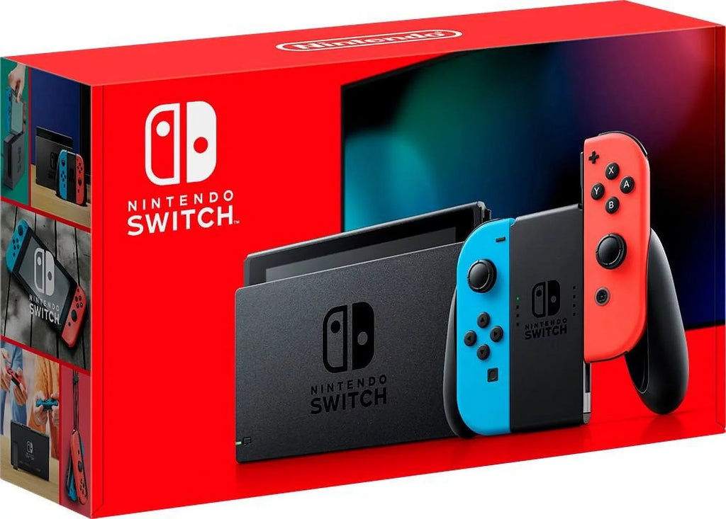 Nintendo Switch Console With Neon Red/Blue Joy-Con (2019)
