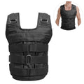 Tomfoto Max Loading 50kg Adjustable Weighted Vest Weight Jacket Oxford Exercise Weight Loading Cloth Strength Training (Empty)