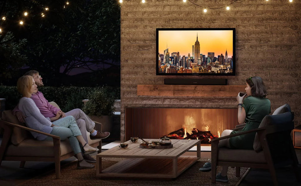 Furrion FDUF65CBS 65" Full Shade Series Outdoor Weatherproof 4K UHD TV with an Additional 2 Year Coverage by Epic Protect (2021)