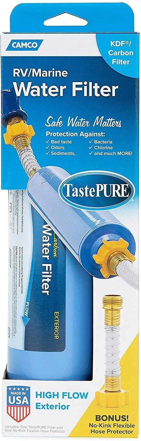 Camco TASTEPURE Water Filter W/Guard