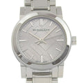 Pre-Owned Burberry Watch BU9229 Stainless Steel Silver Quartz Analog Display Ladies Dial (Good)