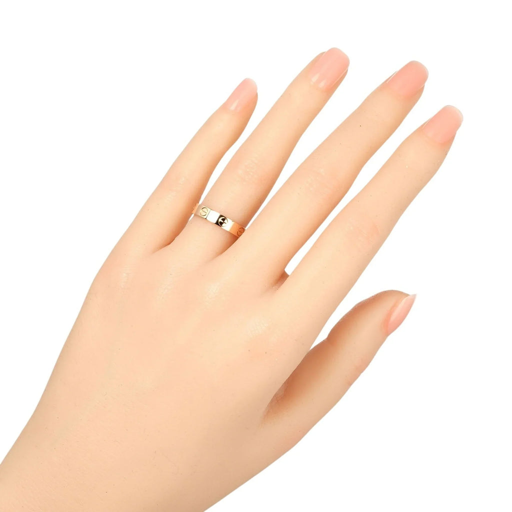 Pre-Owned Cartier Love Wedding Ring Size 9, K18 PG Pink Gold, Approx. 3.6g I132124020 (Good)