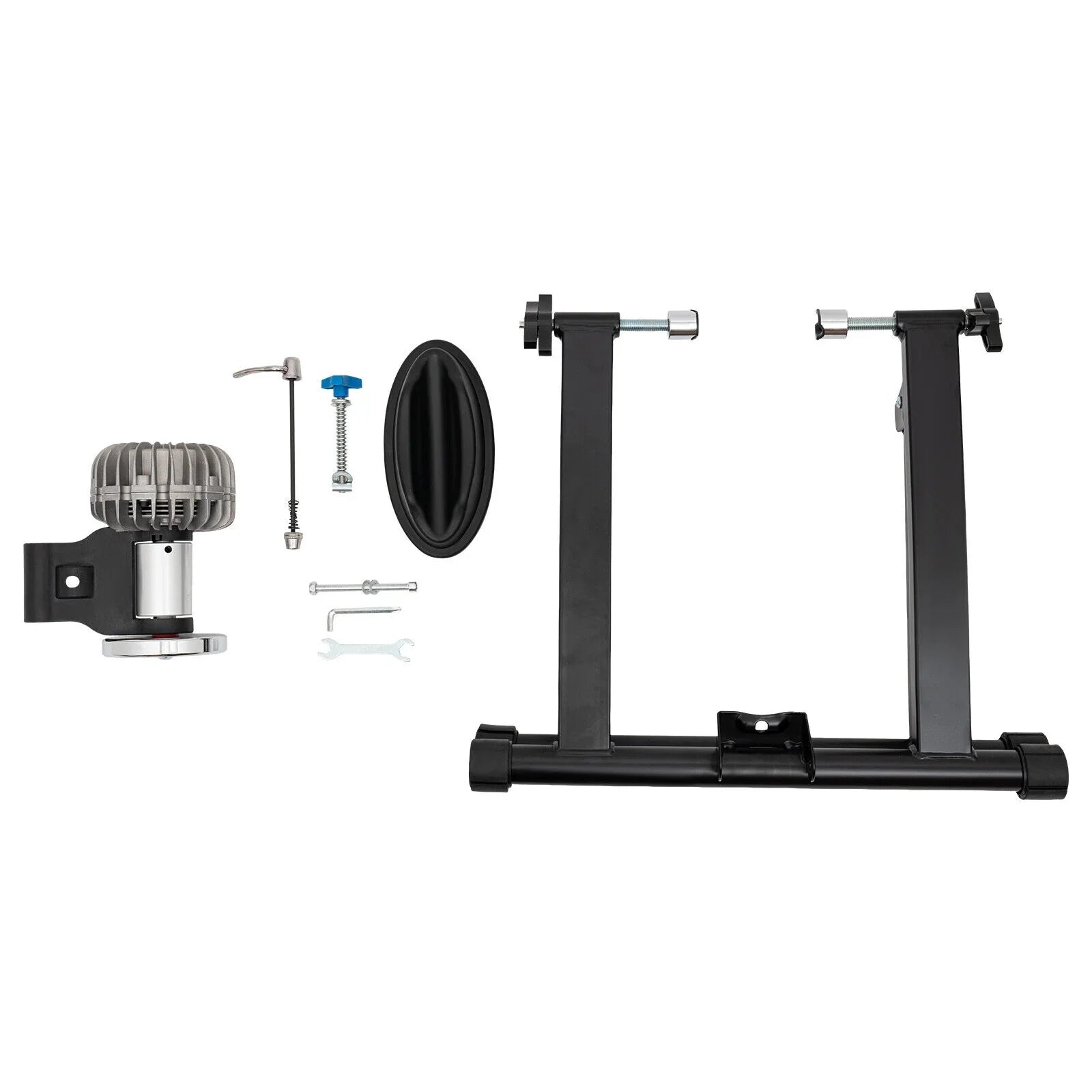 Portable Bike Trainer Stand Indoor Bicycle Trainer Stand Training Rack 26-29 700C Bike 900W Black